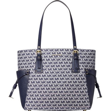 michael michael kors logo voyager east west large tote|signature sinclair east west tote.